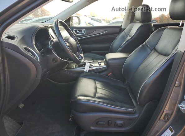 5N1DL0MM1JC531998 2018 INFINITI QX60 Gray Widok wnętrza z przodu