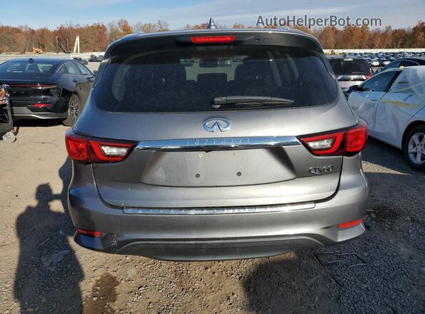 5N1DL0MM1JC531998 2018 INFINITI QX60 Gray Widok z tyłu
