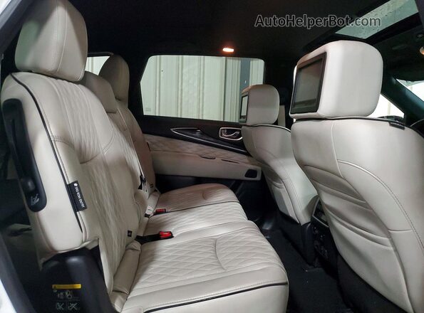 5N1DL0MM1KC501823 2019 INFINITI QX60 Белый Вид задних сидений