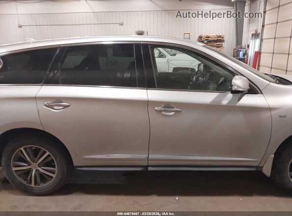 5N1DL0MM1KC527838 2019 INFINITI QX60 Серебряный Вид задней части салона