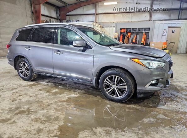 5N1DL0MM2HC545421 2017 INFINITI QX60 Серый Передняя правая четверть