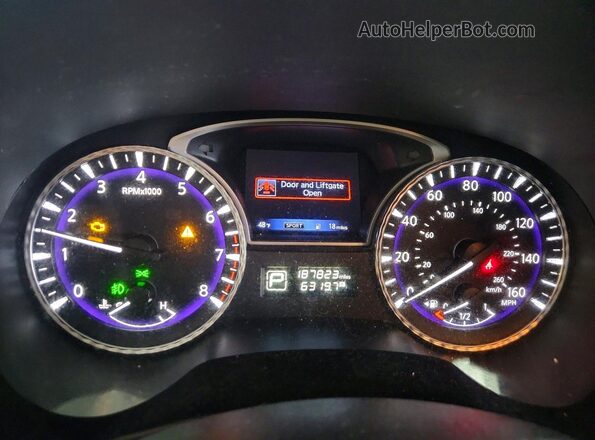 5N1DL0MM2HC545421 2017 INFINITI QX60 Серый Вид щитка приборов