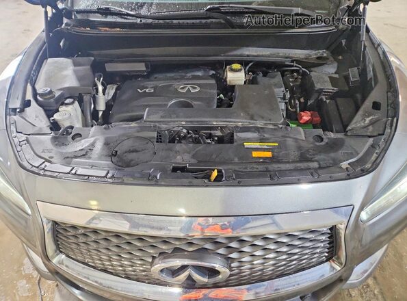 5N1DL0MM2HC545421 2017 INFINITI QX60 Серый Вид подкапотного пространства