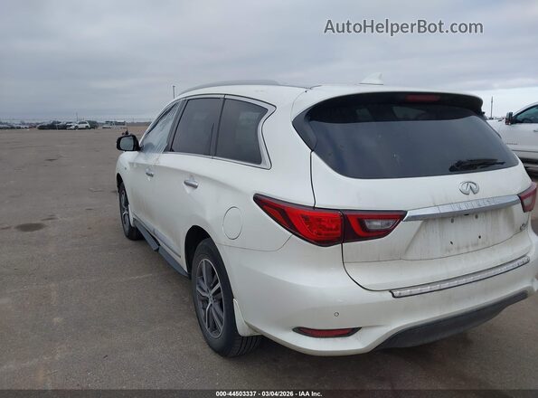 5N1DL0MM2KC514127 2019 INFINITI QX60 Белый Задняя левая четверть