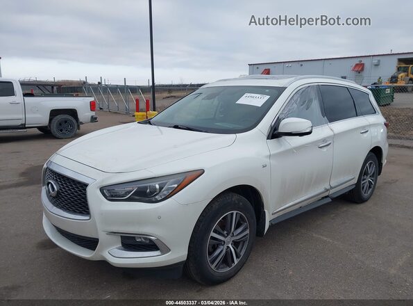 5N1DL0MM2KC514127 2019 INFINITI QX60 Белый Передняя левая четверть