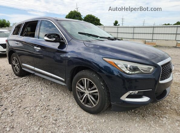 5N1DL0MM2KC523359 2019 INFINITI QX60 Blue Przód prawy