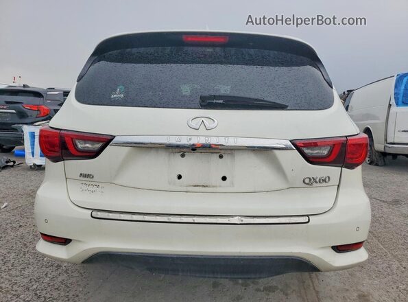5N1DL0MM2KC568298 2019 INFINITI QX60 Белый Вид сзади