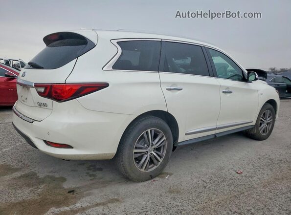 5N1DL0MM2KC568298 2019 INFINITI QX60 Белый Задняя правая четверть