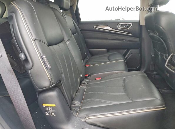 5N1DL0MM2KC568298 2019 INFINITI QX60 Белый Вид задних сидений