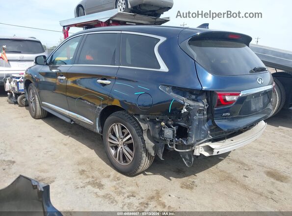 5N1DL0MM2LC509558 2020 INFINITI QX60 Dark Blue Задняя левая четверть