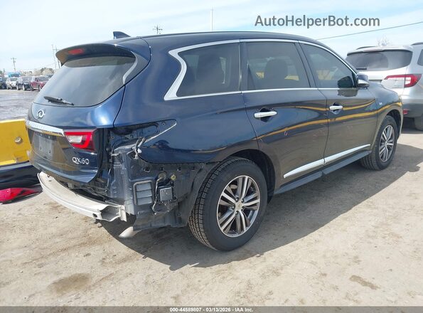 5N1DL0MM2LC509558 2020 INFINITI QX60 Dark Blue Задняя правая четверть