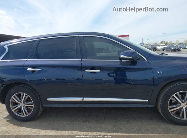 5N1DL0MM2LC509558 2020 INFINITI QX60 Dark Blue Панорамный вид салона 360°