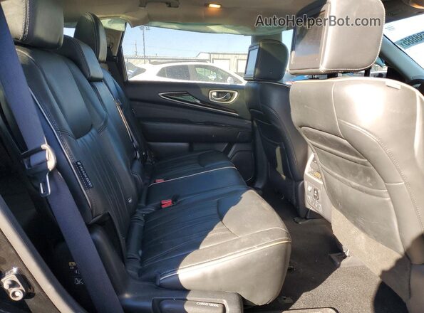 5N1DL0MM2LC512735 2020 INFINITI QX60 Black Widok wnętrza z tyłu