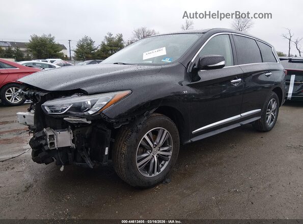 5N1DL0MM2LC522990 2020 INFINITI QX60 Черный Передняя левая четверть