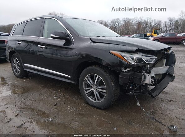 5N1DL0MM2LC522990 2020 INFINITI QX60 Черный Передняя правая четверть