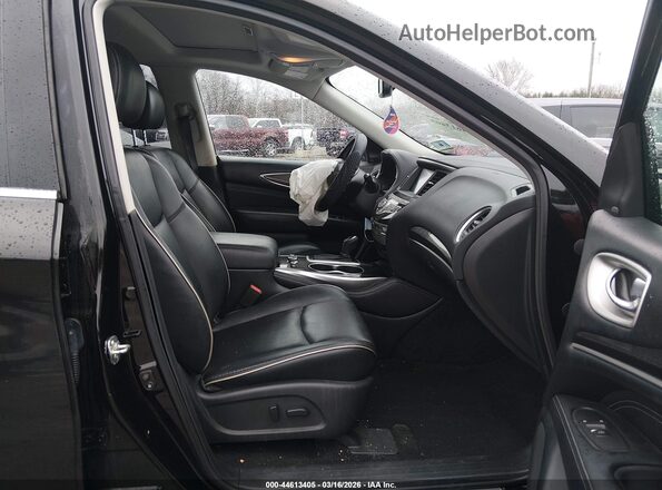 5N1DL0MM2LC522990 2020 INFINITI QX60 Черный Вид салона спереди