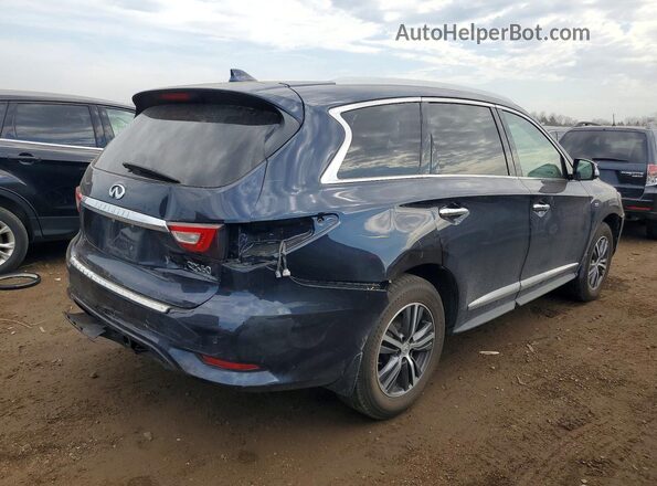 5N1DL0MM3HC549235 2017 INFINITI QX60 Blue Задня права чверть
