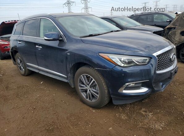 5N1DL0MM3HC549235 2017 INFINITI QX60 Blue Передня права чверть