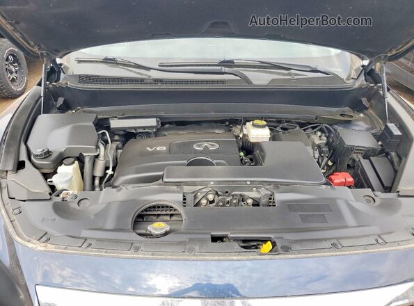 5N1DL0MM3HC549235 2017 INFINITI QX60 Blue Вид задньої частини салону