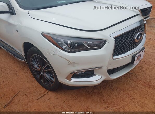 5N1DL0MM4KC511391 2019 INFINITI QX60 White Widok z przodu