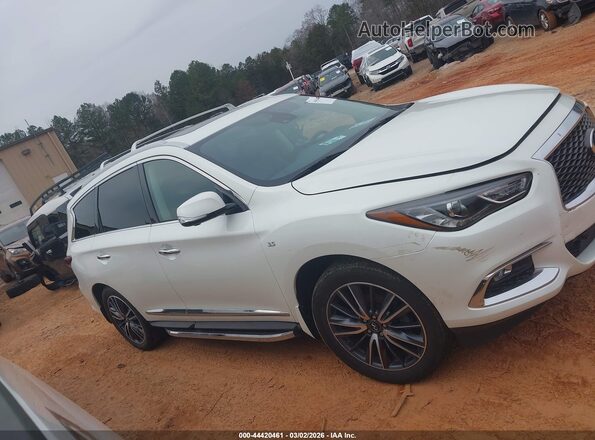 5N1DL0MM4KC511391 2019 INFINITI QX60 White Widok zestawu wskaźników