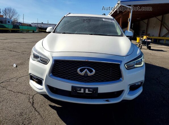 5N1DL0MM4KC526442 2019 INFINITI QX60 White Front view