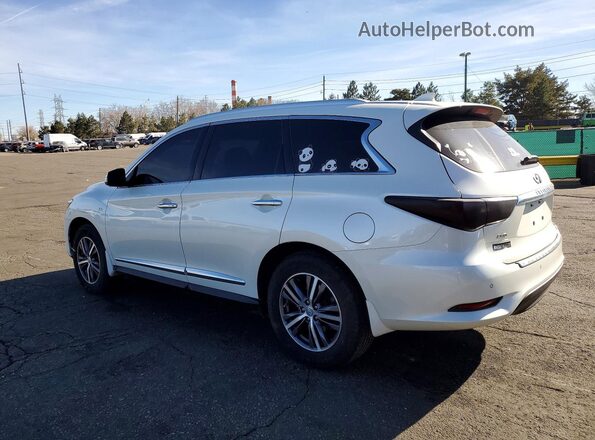 5N1DL0MM4KC526442 2019 INFINITI QX60 White Rear left