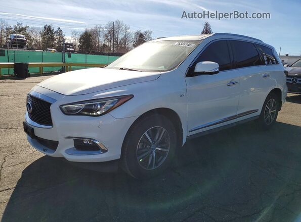 5N1DL0MM4KC526442 2019 INFINITI QX60 White Front left
