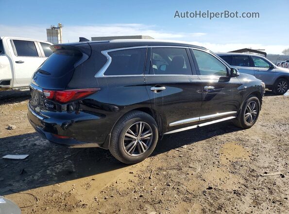 5N1DL0MM5HC545719 2017 INFINITI QX60 Черный Задняя правая четверть