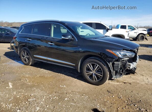 5N1DL0MM5HC545719 2017 INFINITI QX60 Черный Передняя правая четверть