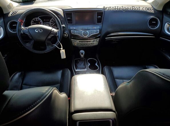 5N1DL0MM5HC545719 2017 INFINITI QX60 Черный Вид панели приборов