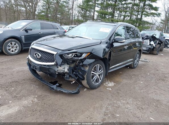 5N1DL0MM5HC554985 2017 INFINITI QX60 Черный Передняя левая четверть