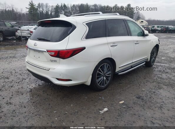 5N1DL0MM5JC505212 2018 INFINITI QX60 White Tył prawy