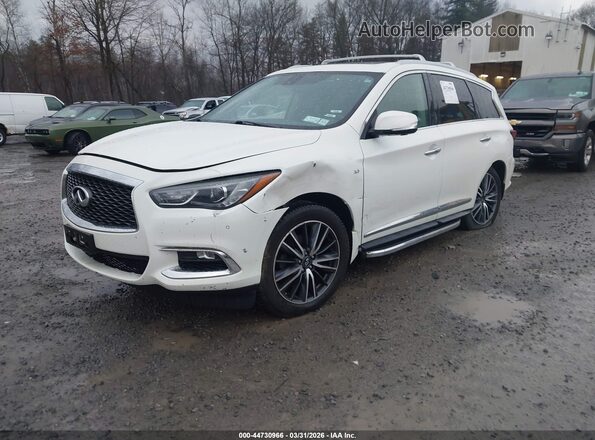 5N1DL0MM5JC505212 2018 INFINITI QX60 White Przód lewy