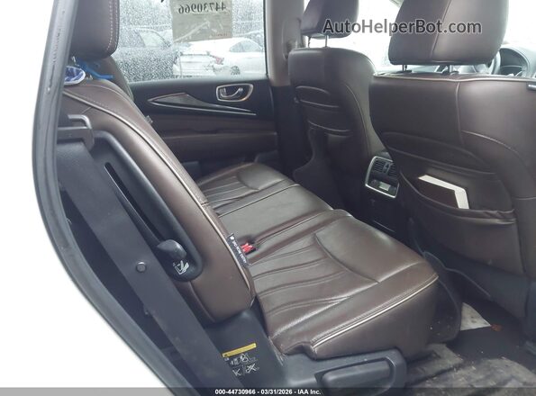 5N1DL0MM5JC505212 2018 INFINITI QX60 White Widok naklejki z numerem VIN