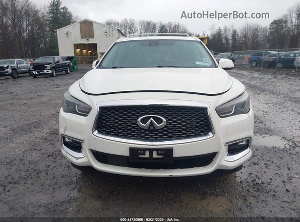5N1DL0MM5JC505212 2018 INFINITI QX60 White Widok deski rozdzielczej
