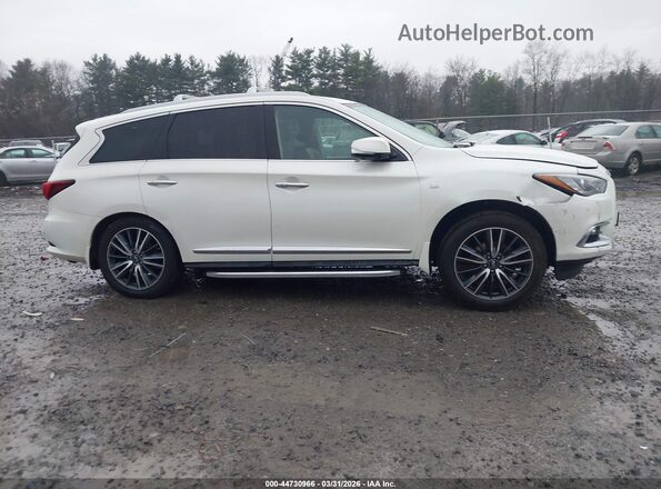 5N1DL0MM5JC505212 2018 INFINITI QX60 White Widok zestawu wskaźników