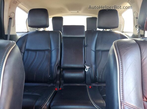 5N1DL0MM5JC509647 2018 INFINITI QX60 Black Widok tylnych siedzeń