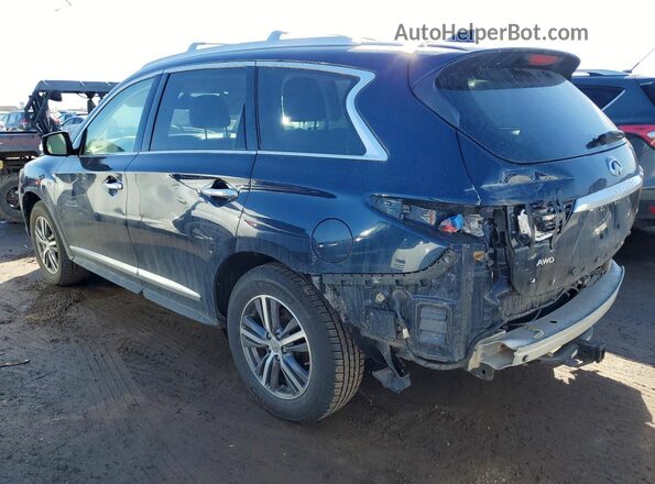 5N1DL0MM5KC520312 2019 INFINITI QX60 Blue Trasero izquierdo