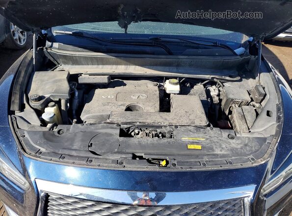 5N1DL0MM5KC520312 2019 INFINITI QX60 Blue Vista del compartimento del motor