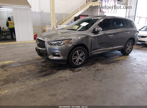 5N1DL0MM5LC527732 2020 INFINITI QX60 Серый Передняя левая четверть