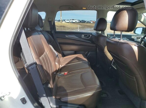 5N1DL0MM6HC526855 2017 INFINITI QX60 Белый Вид задней части салона