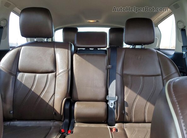 5N1DL0MM6HC526855 2017 INFINITI QX60 Белый Вид задних сидений