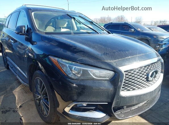 5N1DL0MM6HC541081 2017 INFINITI QX60 Черный Передняя правая четверть