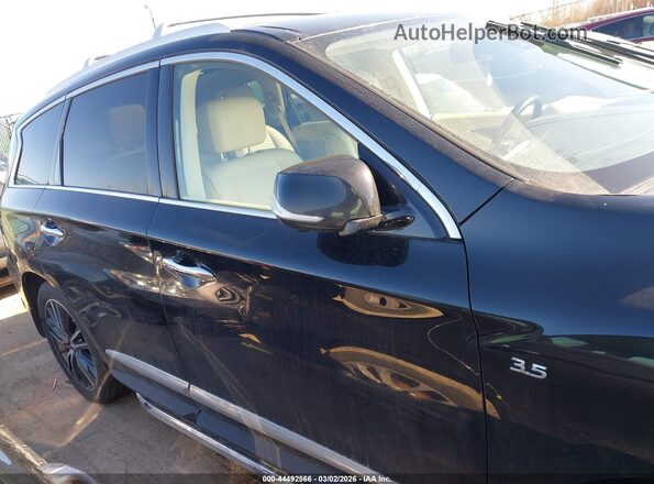5N1DL0MM6HC541081 2017 INFINITI QX60 Черный Вид задней части салона