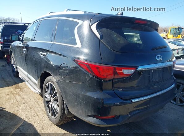 5N1DL0MM6HC541081 2017 INFINITI QX60 Черный Задняя левая четверть