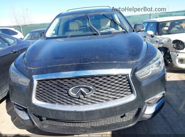 5N1DL0MM6HC541081 2017 INFINITI QX60 Черный Вид щитка приборов