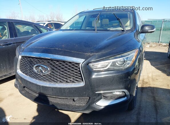 5N1DL0MM6HC541081 2017 INFINITI QX60 Черный Вид спереди