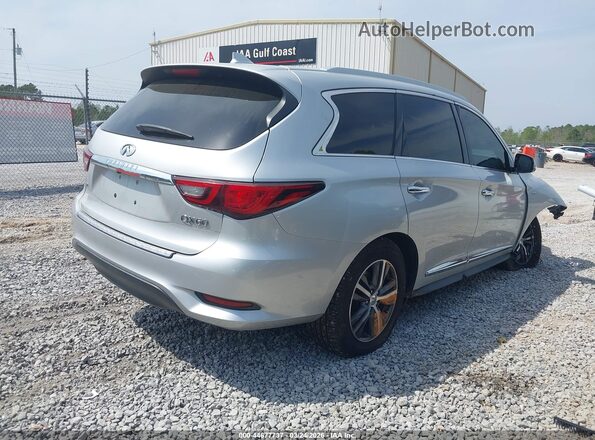 5N1DL0MM6KC549219 2019 INFINITI QX60 Silver Задня права чверть