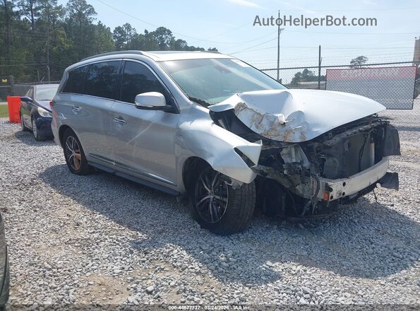 5N1DL0MM6KC549219 2019 INFINITI QX60 Silver Передня права чверть